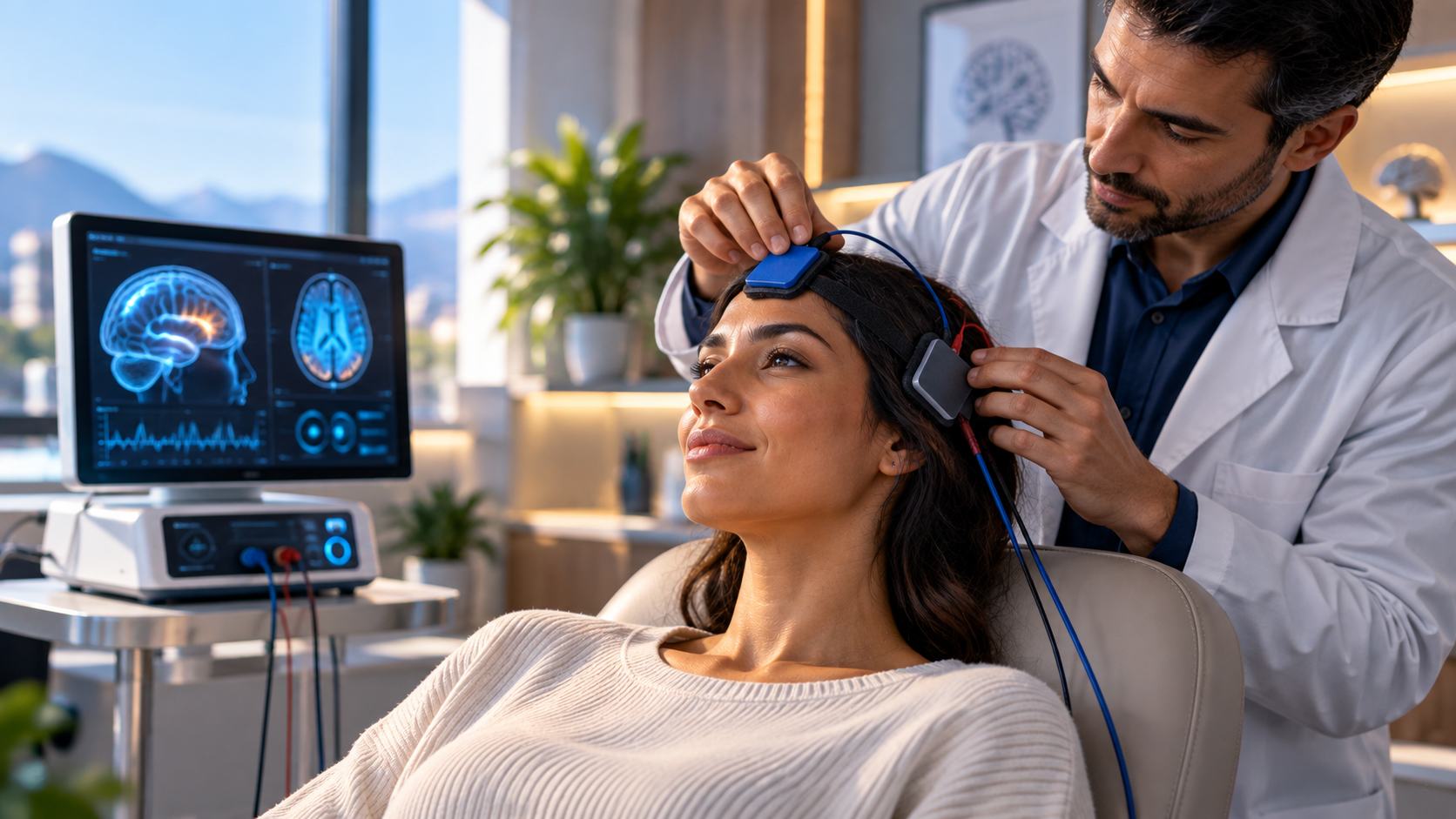 Aplicação de neuromodulação na clínica POLÜ